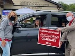 ChrisLWhaley's tweet photo. We finished up a great, first day of celebrations for the @RoaneState #ClassOf2020 at the Morgan County campus! Coming to Lenoir City and Roane County tomorrow! https://t.co/nswQrk4itX
