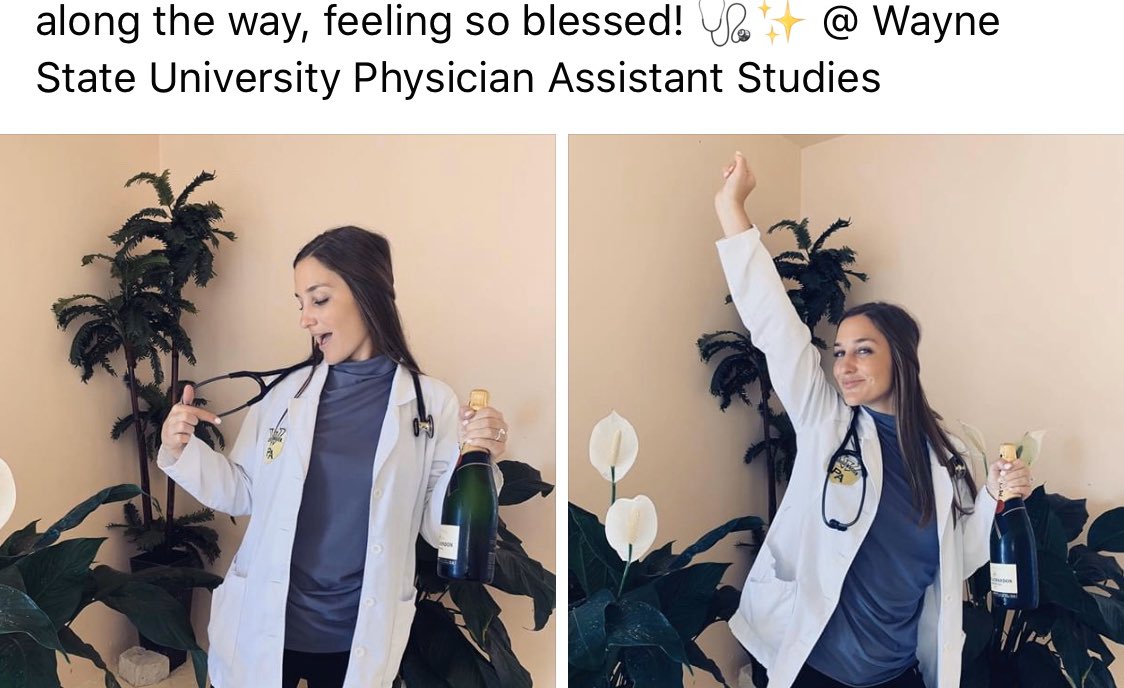 MidlevelCare's tweet photo. Why are PAs still graduating after their 1 YEAR OF CLINICALS has been even further truncated after students were pulled from CORE rotations in early March because of COVID? 
NO NEED TO MAKEUP!

@AAPAorg is lobbying for indie practice of medicine INCLUDING PAs w/ <1yr clinicals 🎉 https://t.co/D1wZ1jqLAZ