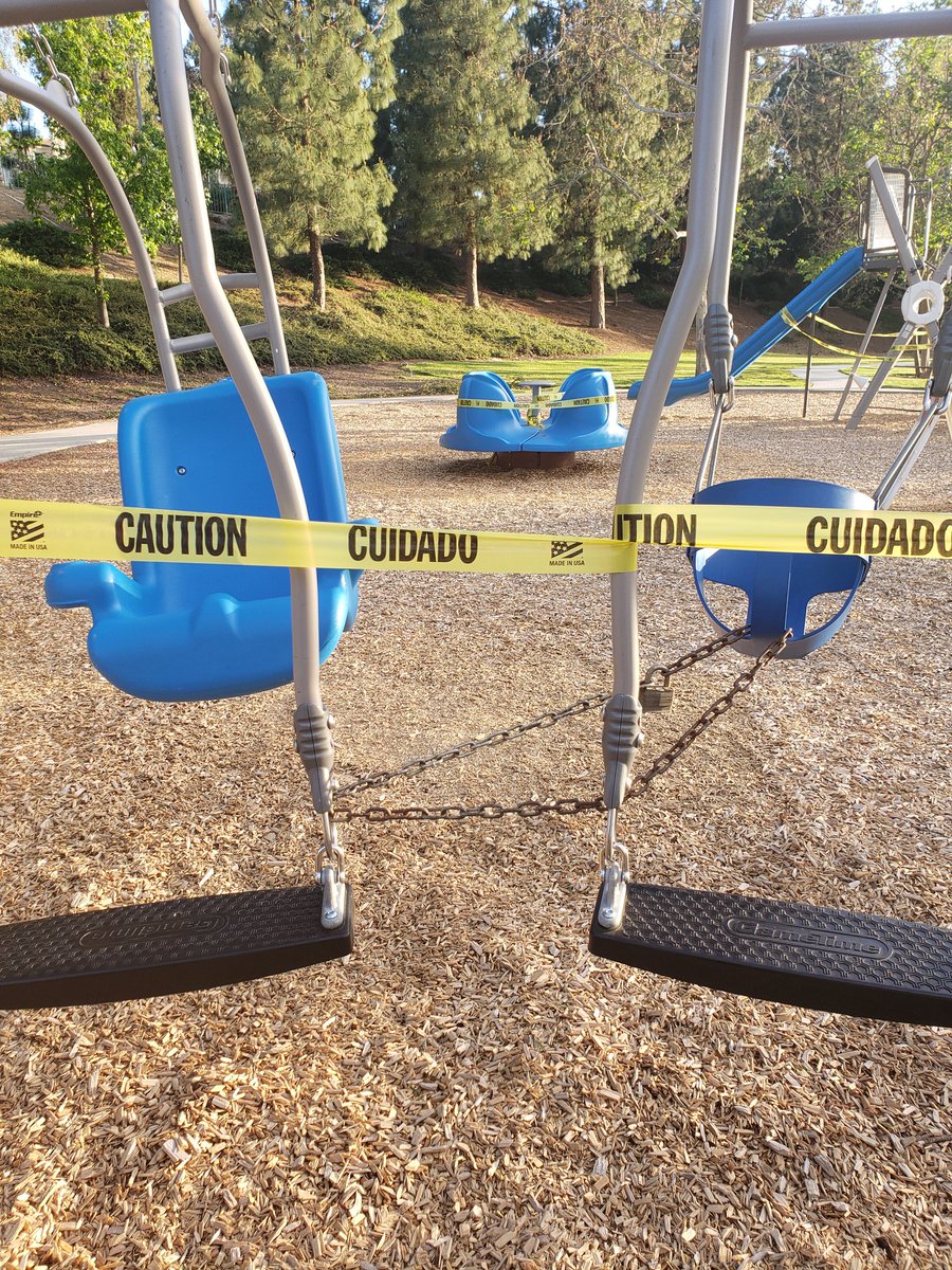  #venturacounty puts out a brand new swing set that taxpayers foot the bill for and lock it up.