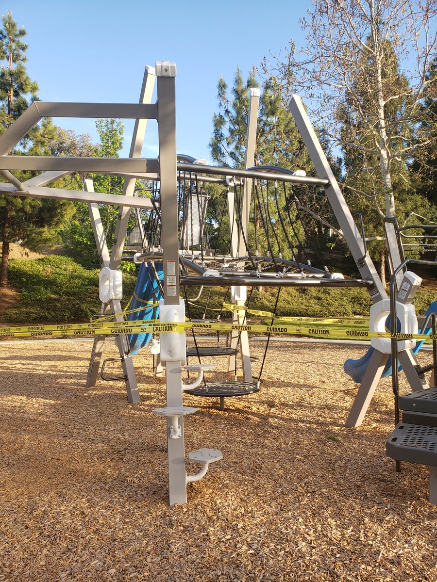  #venturacounty puts out a brand new swing set that taxpayers foot the bill for and lock it up.