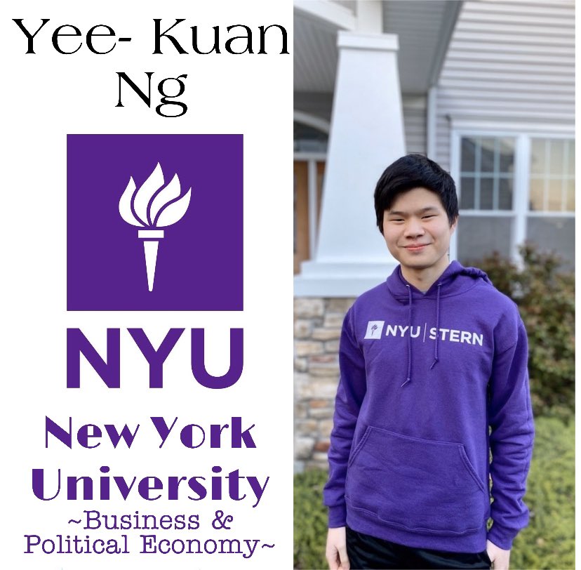 2020Btl's tweet photo. Yee-Kuan to NYU !! https://t.co/DqjwOtKQbS