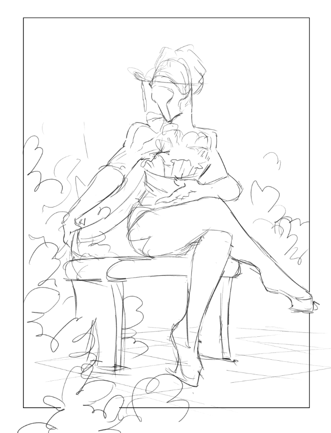 when you want to doodle.... and then you end up starting another illustration 