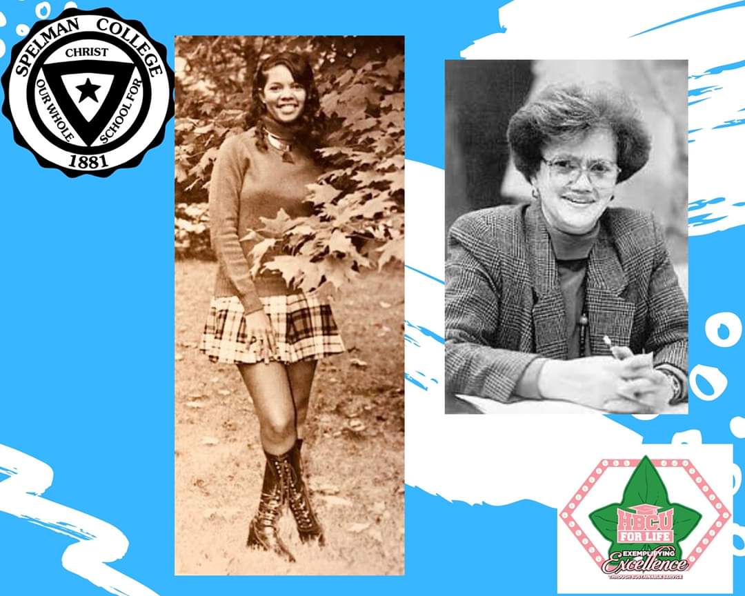 chapelhillaka's tweet photo. HBCU Treasure Hunt Tuesday is now at Spelman College! Chapter member Lynda Brower-Isabel's memories are her senior picture & Dr.Shirley McBay, Chairman of the Math Dept. She was the most influential person for Lynda during her time at Spelman #HBCUForLife #ExcellenceWeek #AKA1908 https://t.co/ezdiwcWDjl