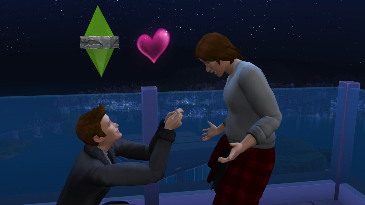 They got engaged 