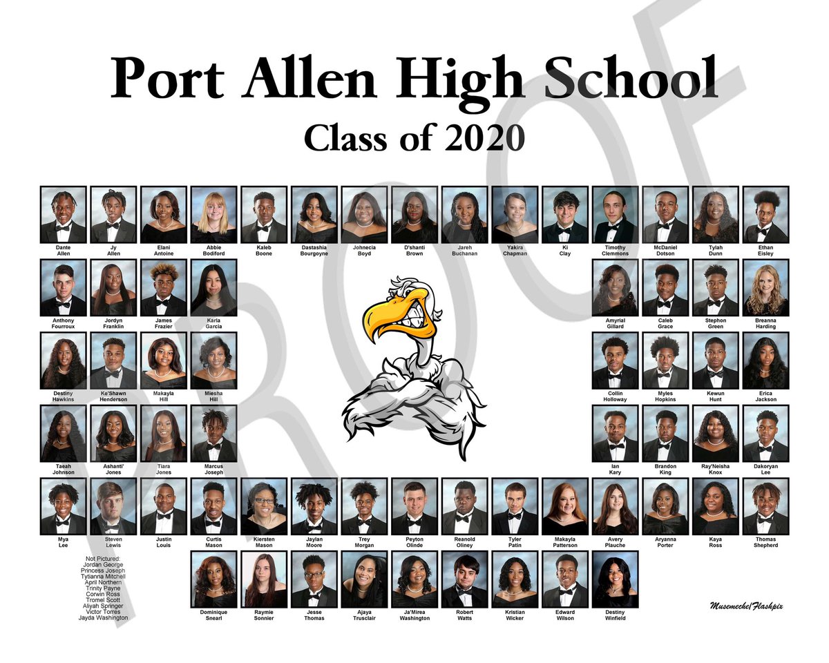 PortAllenPels's tweet photo. 10x13 PAHS Class of 2020 composites are being sold by Musemeche Photography for $20! Let us know if you are interested! https://t.co/LLSaaKKieb