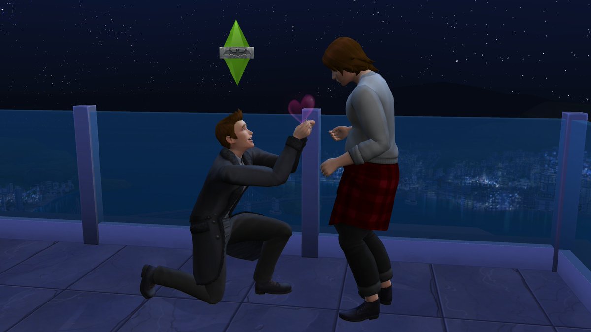 They got engaged 