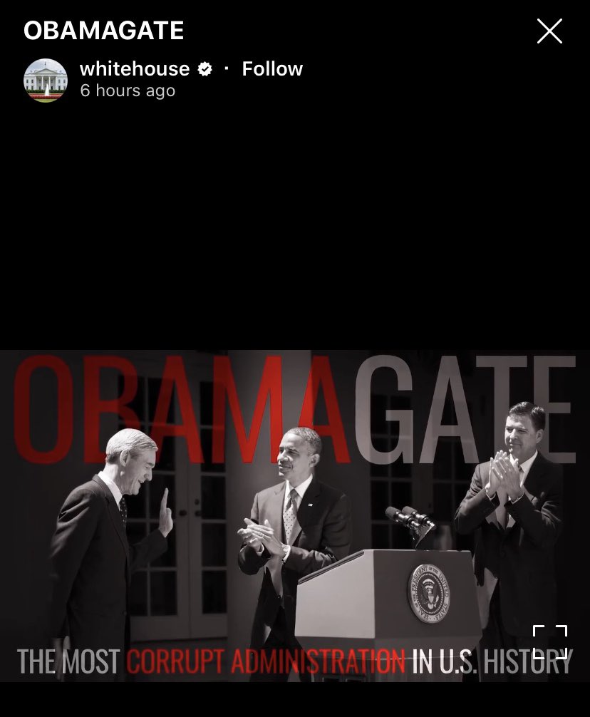 What is going on with the White House's Instagram account? It's running what appears to be an anti-Obama campaign ad and all the comments are in Russian?