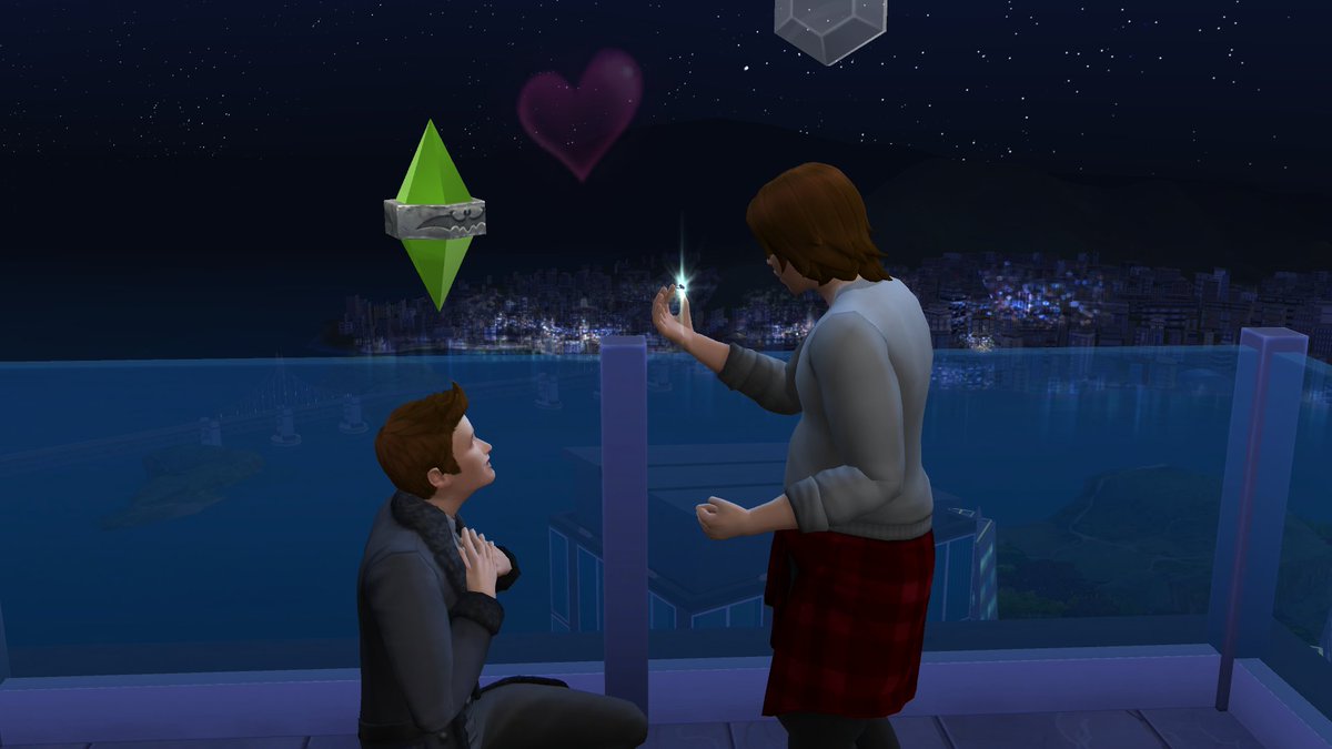 They got engaged 