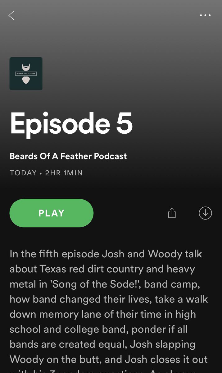 BeardsFeather's tweet photo. One time, at band camp... Episode 5 is out now! Go take a listen to us chit chat about band and how it’s changed our lives. Even if you’re not in to band we bet you’ll take something away from this one! #Podcast #Beards #BeardsOfAFeather https://t.co/ygzkkbyqhC