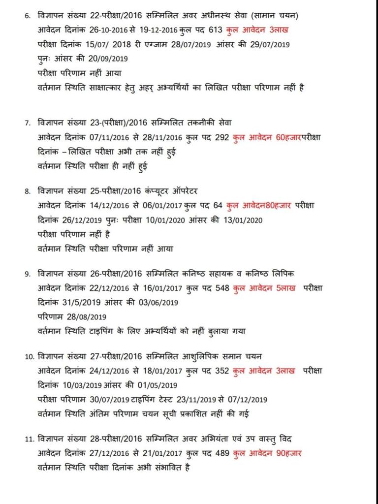 AmitYad725850's tweet photo. @myogiadityanath ji ये है UPSSSC का पूरा हिसाब स्वयं देखिए कैसे युवा का भविष्य के साथ खेल रही है ये आयोग।कृपया मामले को संज्ञान में ले।🙏🙏
@ANINewsUP  @UPGovt @AmitabhiJifans @Aamitabh2 @News18UP @yadavakhilesh @CMOfficeUP @r9_tv  @narendramodi @ManishPandeyLKW @priyankagandhi https://t.co/WTyYf0U3uj