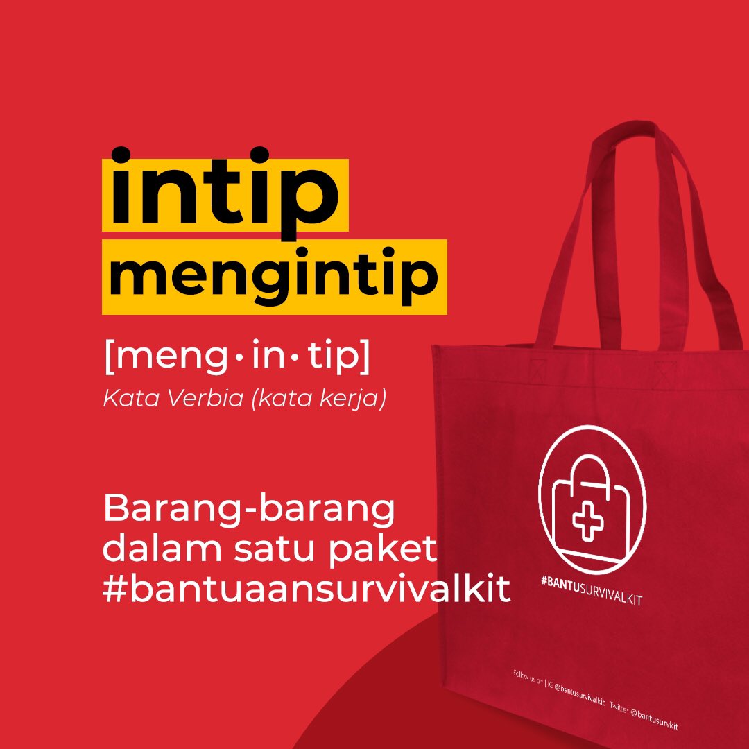 bantusurvkit's tweet photo. [APA AJA YANG KAMU BERIKAN UNTUK KAWAN?]

Setiap bantuan kamu sangat berharga untuk kawan kita yang sangat membutuhkan.

Bantuan yg diberikan berupa paket #BantuSurvivalKit yg berisi

• Masker https://t.co/9HnW34zjQs