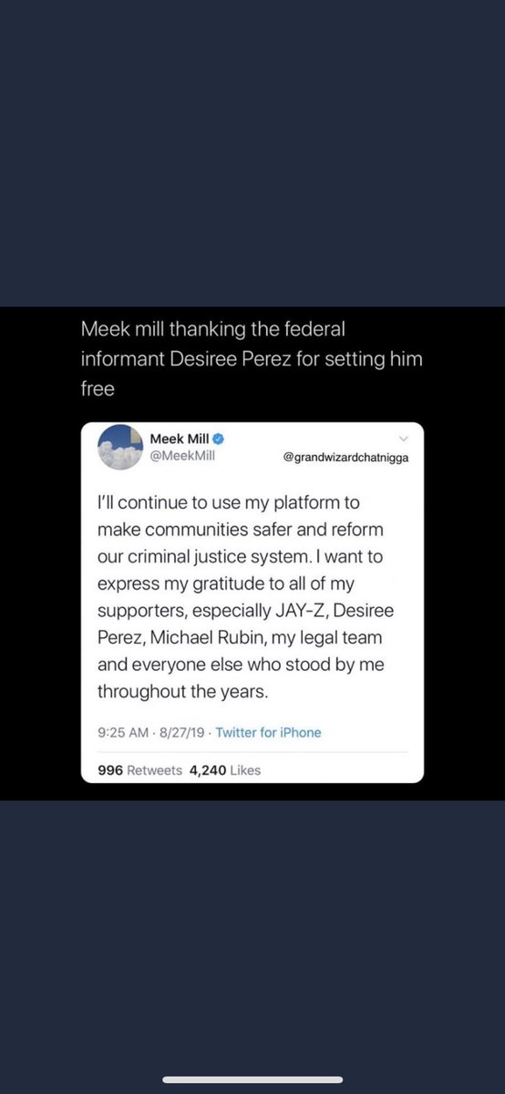 dunaway231's tweet photo. @MeekMill a bitch too. Stop the rap cap 🚨🤧 https://t.co/tWe5LEMVdF