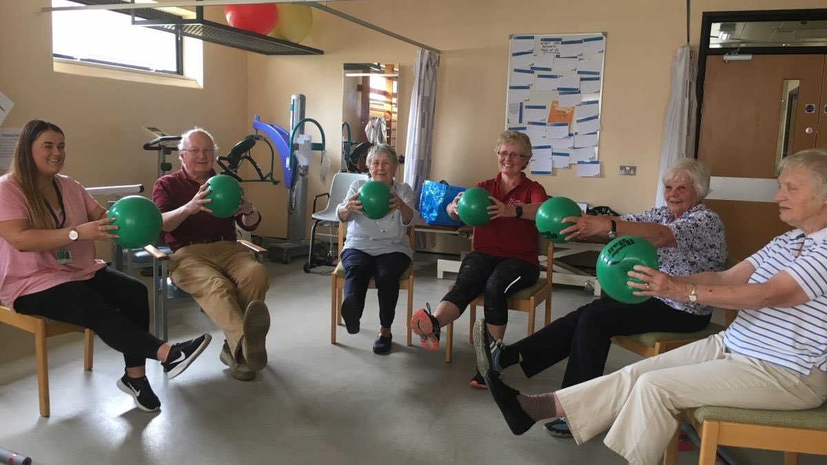 A little while back <a href="/UHMBT/">MorecambeBayNHSTrust</a> welcomed its 1000 participant to the volunteer-led exercise programme designed to support people, help prevent falls &amp; reduce hospital re-admissions. Today citizens are exercising @ home &amp;connecting with others through technology. #COVID19 @Lneal5Laura