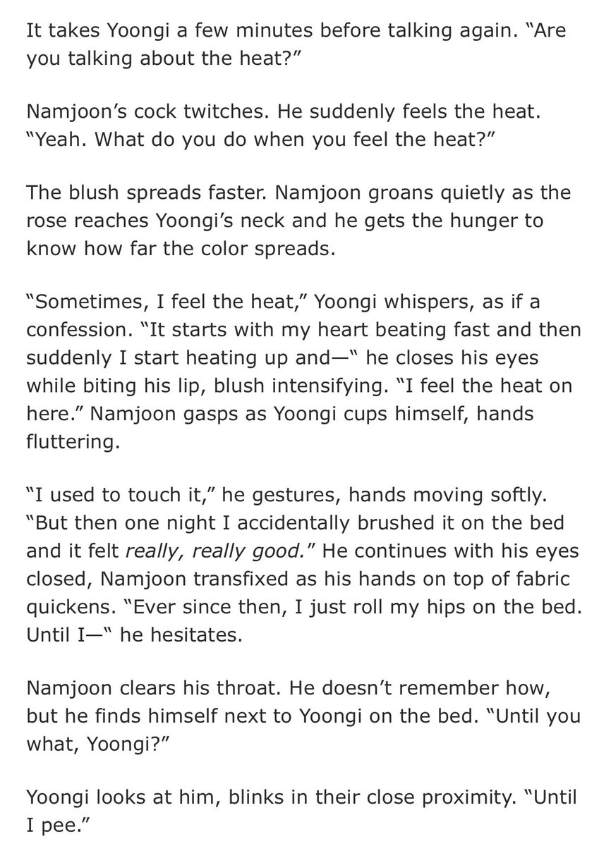 11) It’s a tie between the innocent/dirty Namgi smut in Omelas (see first pic) and the coming together of Yoonjin in This (see second pic)
