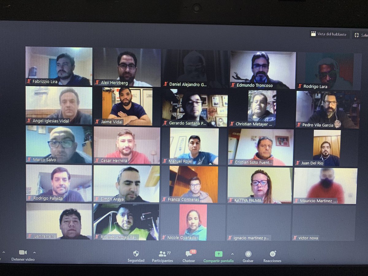 ANB_Chile's tweet photo. 85 Instructores ANB participan en Charla Técnica sobre atención Pre hospitalaria en situación de pandemia COVID-19. https://t.co/Lkf8fntCxE