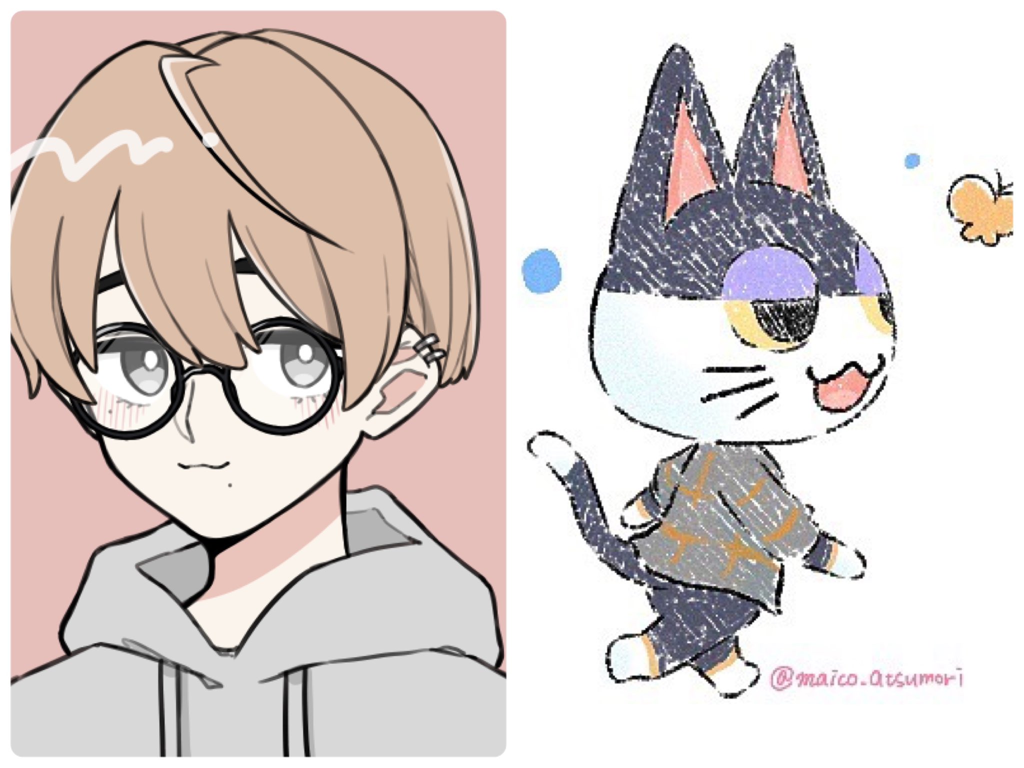 𝑠𝑖𝑦 Oekaki Kakuzo のイラストで あつもりのビンタくんとショートヘアの女の子を描いて欲しいです 構図はすみませんがおまかせでお願いします 2つのキャラが無理でしたらビンタくんだけ描いていただきたいです 出来れば背景は 𝑠𝑖𝑦 Oekaki Kakuzo のイラストで あつもりのビンタくんとショートヘアの女の子を描いて欲しいです 構図はすみませんがおまかせでお願いします 2つのキャラが無理でしたらビンタくんだけ描いていただきたいです 出来れば背景は