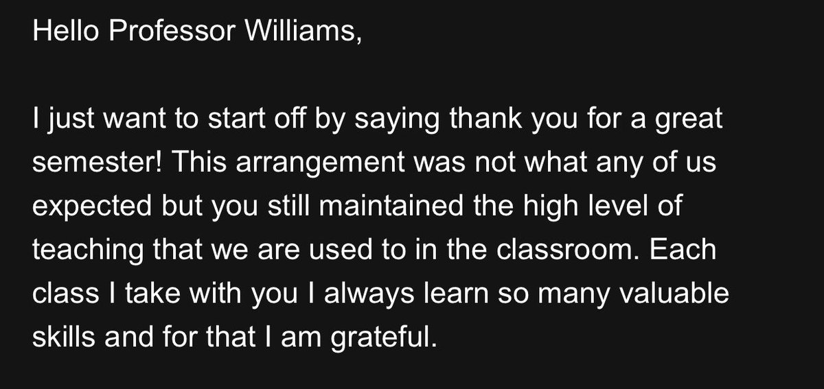 Scheeatow's tweet photo. Seriously, this note had me tearing up tonight. #EmergencyTeaching #QuarantineTeaching #OnlineTeaching https://t.co/2Yous5mS3i