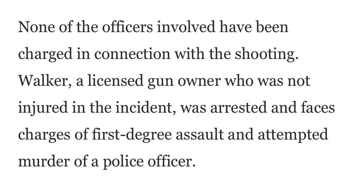 Breonna’s boyfriend, Kenneth Walker, was in the apartment.He shot at officers when they attempted to enter the apartment without announcing themselves.After midnight.Police fired more than 20 rounds.Walker, a licensed gun owner, was arrested and faces charges. #OneVoice1