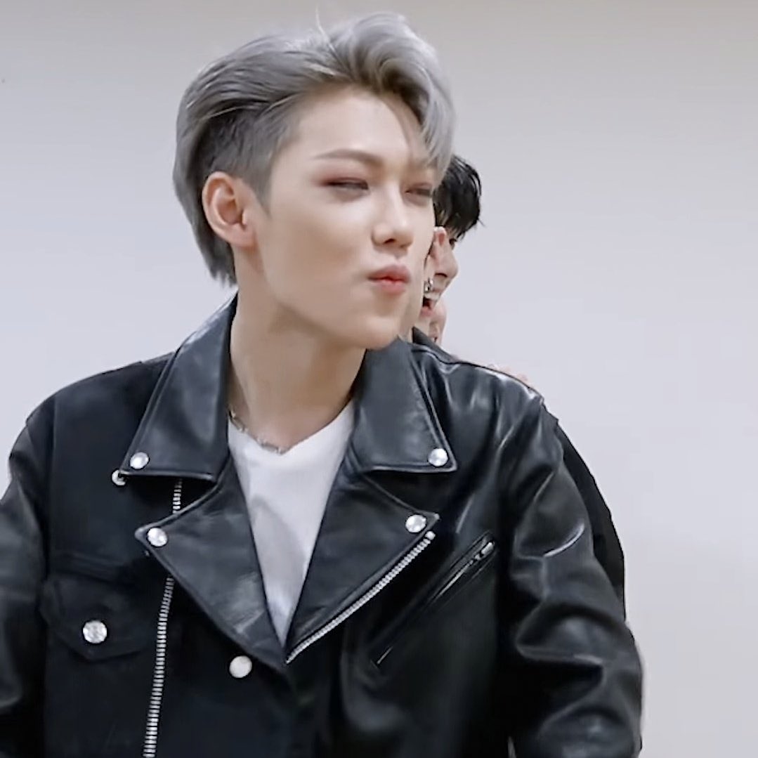 bangchannies's tweet image. the power chan, changbin, and felix radiate with undercuts