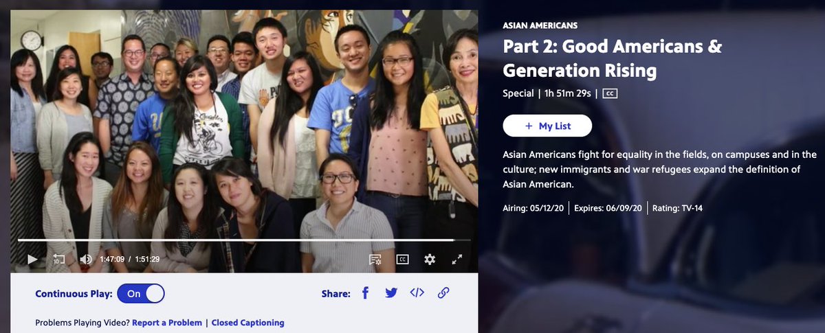 Apparently I’m in the Asian Americans PBS documentary with some of my colleagues in the @UCLA_AsianAm MA program. What a throwback!! 🥺🥰

#AsianAmPBS #APAHM #ethnicstudiesnow
