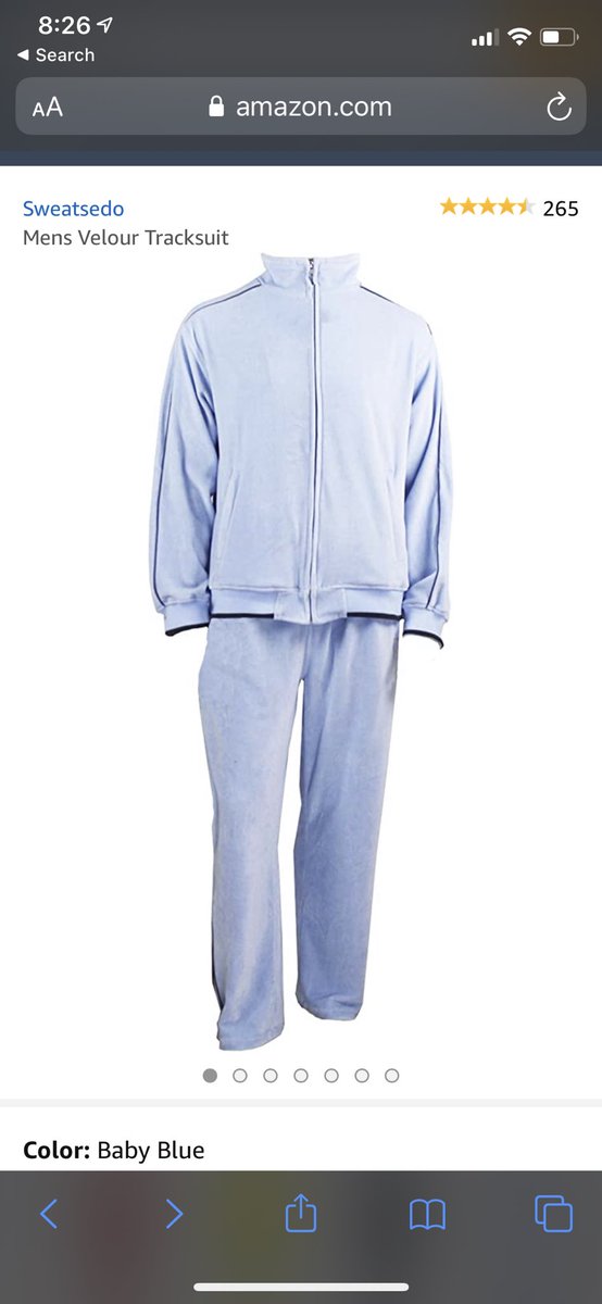 White velour jump suit