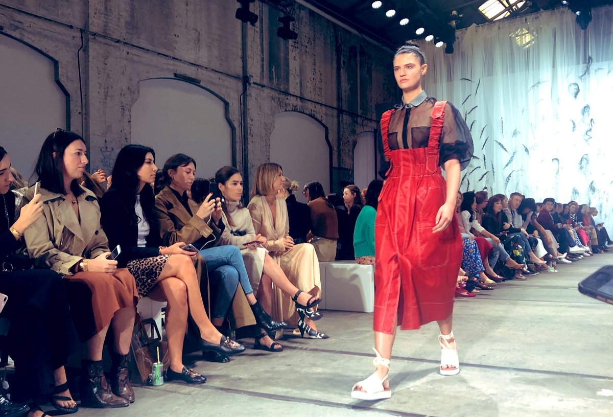 GlynisTN's tweet photo. This time last year... #LeeMathews #AustralianFashionWeek #MBFWA19 https://t.co/2XKlQMADBp