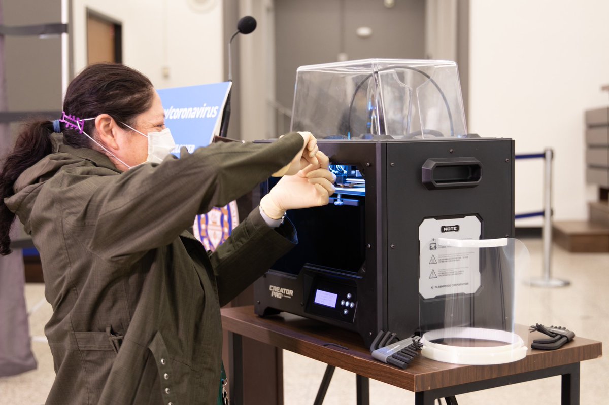 After <a href="/SDPublicLibrary/">San Diego Public Library</a> 3-D printed 1,600 face shields for SD hospitals, I’ve directed them to make 1,000 more for Tijuana health care workers. #COVID19 knows no borders, and protecting first responders in Mexico helps keep Americans safe in San Diego. We’re in this together.