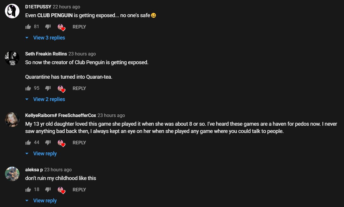 LostMittenCP's tweet photo. I highly recommend you delete your most recent video, @dramainvestigat since you never mention Club Penguin Online in your video. The hashtags you're using in your description have nothing to do with your video. Take this down. It's a smack in the face to my community. https://t.co/SmUm3ERBFZ