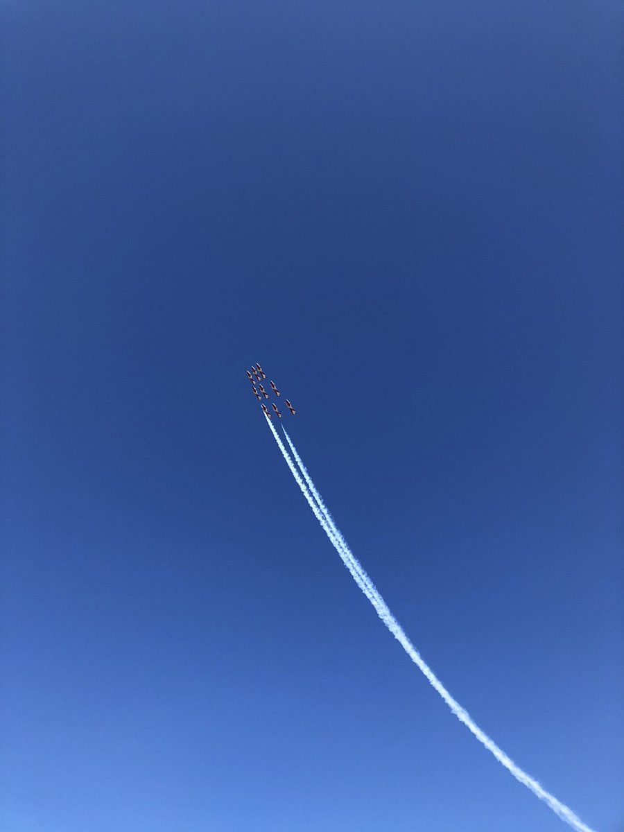 ThorMfg's tweet photo. Normally the precision is in the machine shop, this morning it was also in the sky above @ThorMfg @Conveyair @CFSnowbirds https://t.co/TpZYrZBuo6