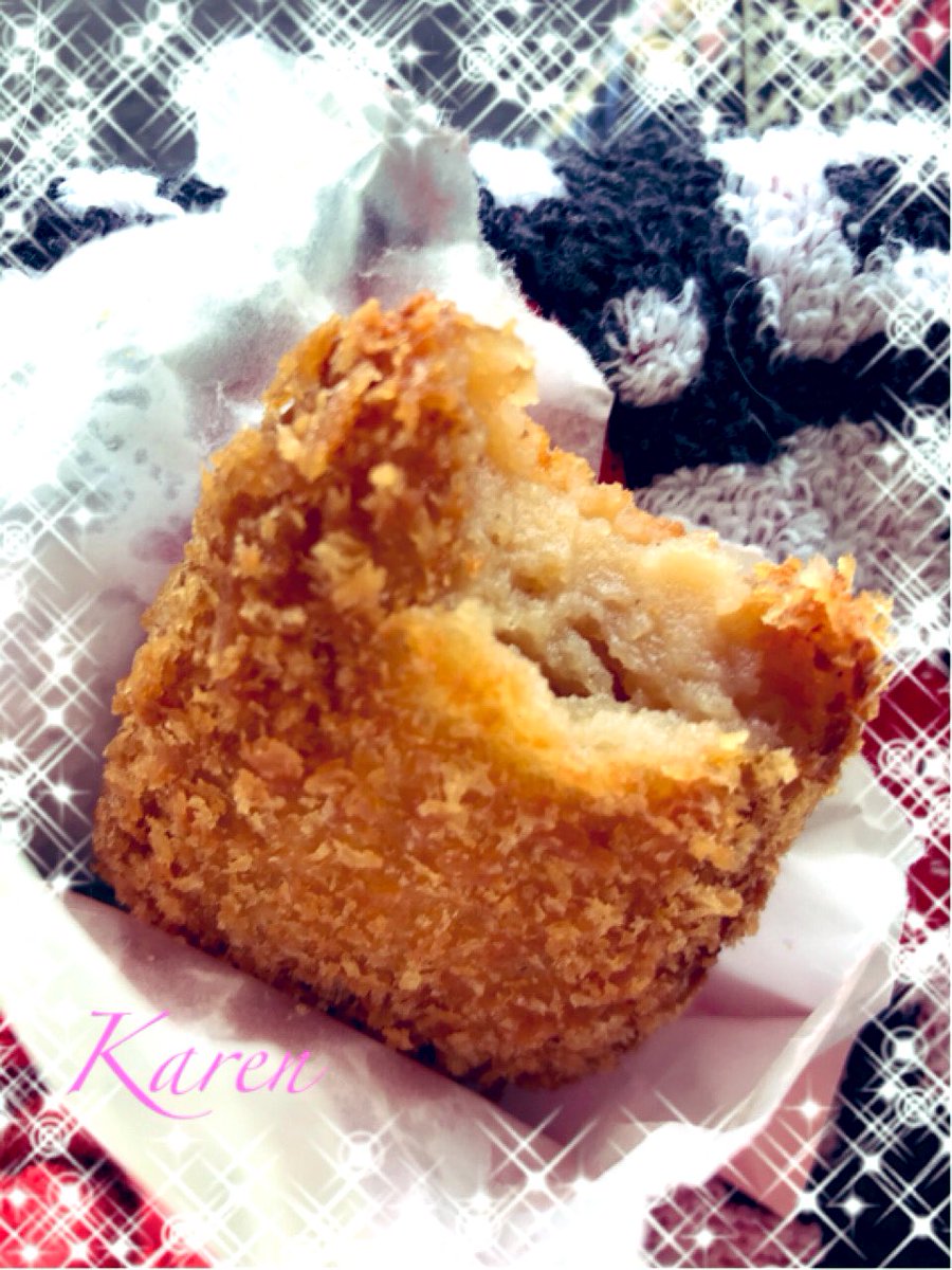 KAREN_JEGC_OSK's tweet photo. Ouch, I burnt my tongue 🤦🏻‍♀️

My favorite #croquettes 🥰 
#lunch #toohottoeat 
#JEGC #Osaka #escortgirls #japanesegirls #japan https://t.co/3j1DLXwatG