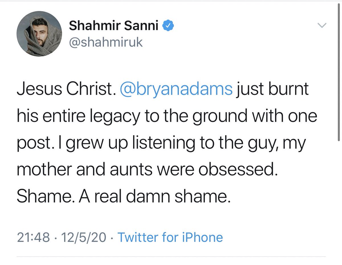 Apparently being critical of horrific wet markets practises makes you “racist”.  @bryanadams shouldn’t have given in to the outrage mob...never apologise unless you’ve done something wrong.