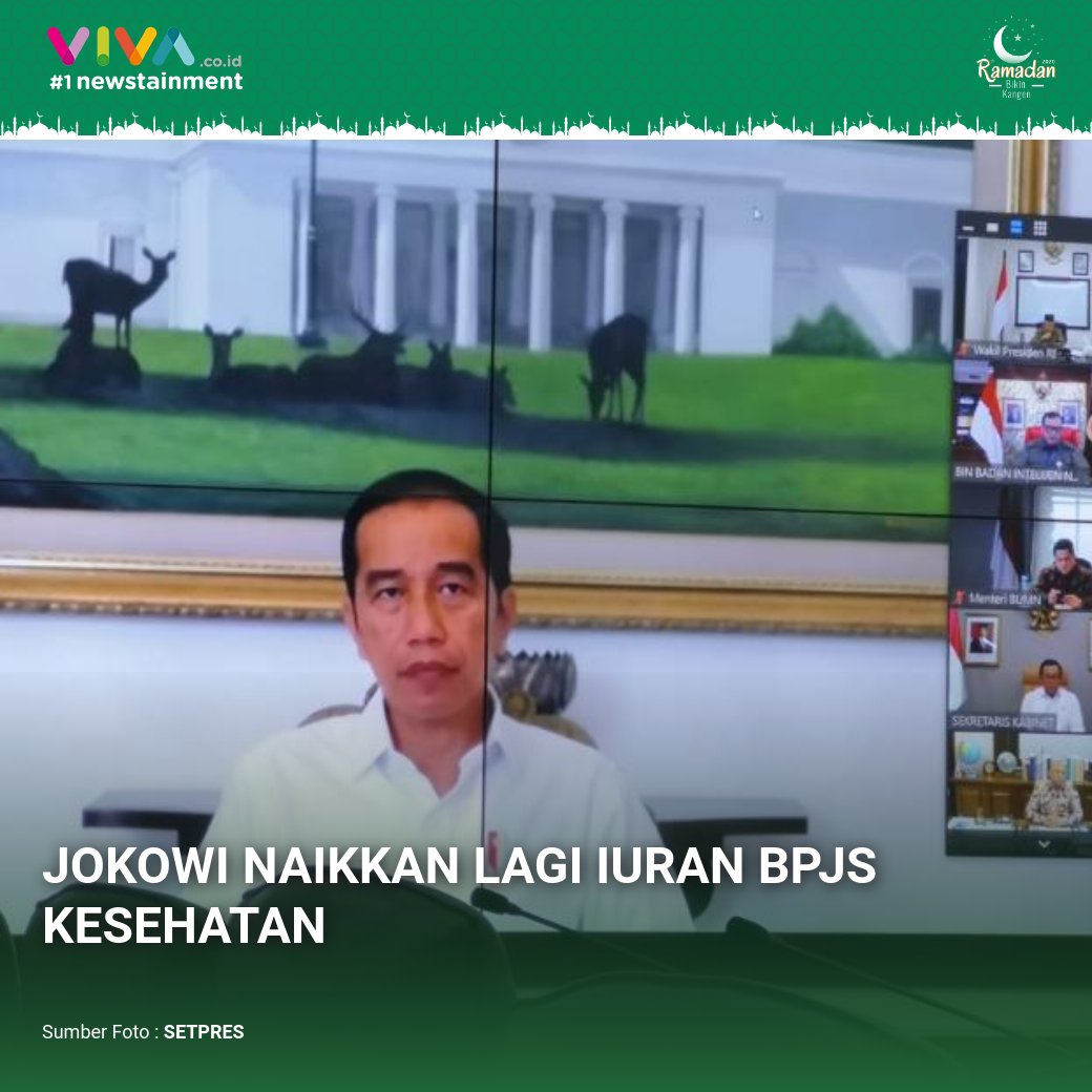 VIVAcoid's tweet photo. Presiden Joko Widodo (Jokowi) kembali melakukan kenaikan iuran BPJS Kesehatan secara bertahap. Hal tersebut dilakukan meski Mahkamah Agung sebelumnya telah membatalkan kebijakan kenaikan iuran iuran sebelumnya pada Maret 2020. 

baca di https://t.co/25ujX3EQoV 

#BPJS #vivacoid https://t.co/PS2lQWlDVy
