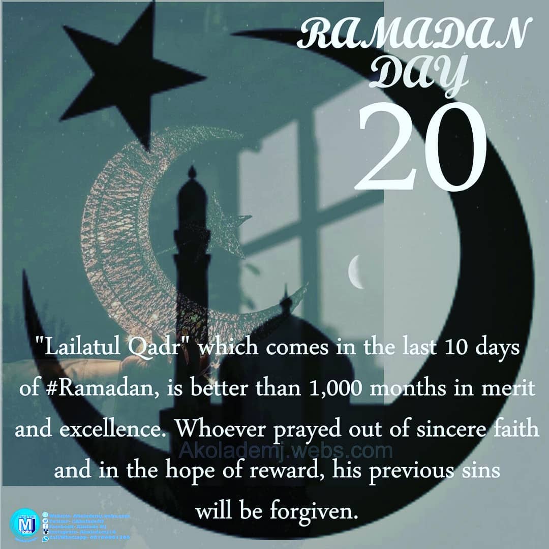AkoladeMj_says's tweet image. #Ramadan DAY 20

#AkoladeMj