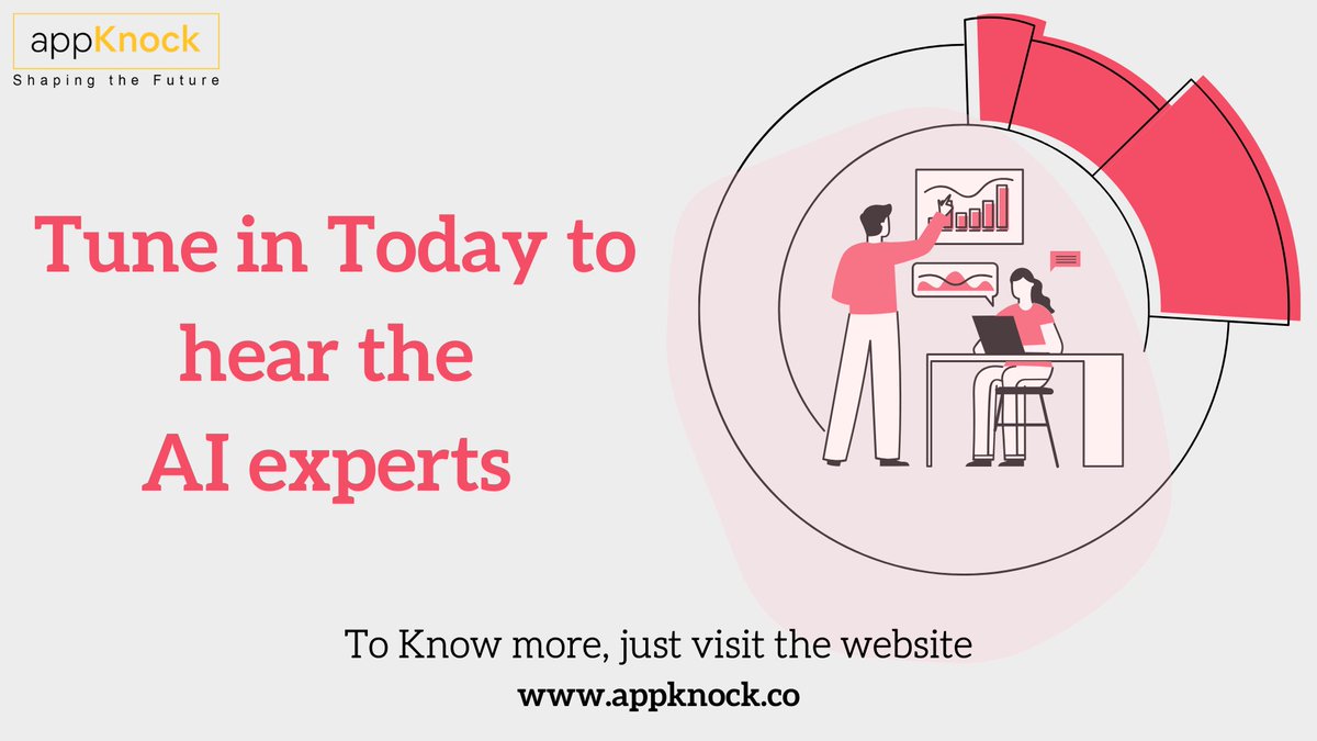 Visit the website today to get the AI benefits
appknock.co
#ai #artificialintelligence #experts #machinelearning #digitalmarketing #ml #ar #vr #leadgeneration #increasesales #growyourbusiness #websitetraffic #growingyourbusiness #artificialgeneralintelligence #chatbot