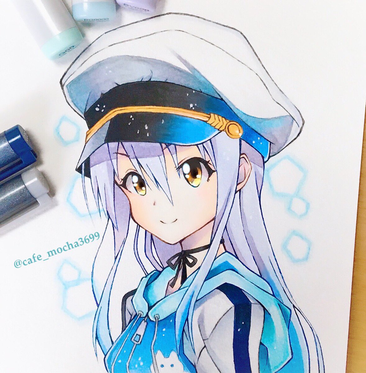 Cafe Mocha Island 御原 凛音 模写 Island