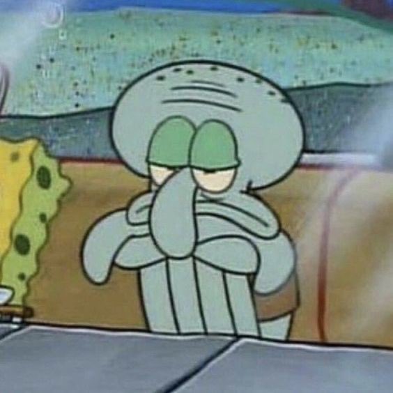 itsnotdarwin's tweet photo. been feelin like squidward lately https://t.co/amSo0DBkHs