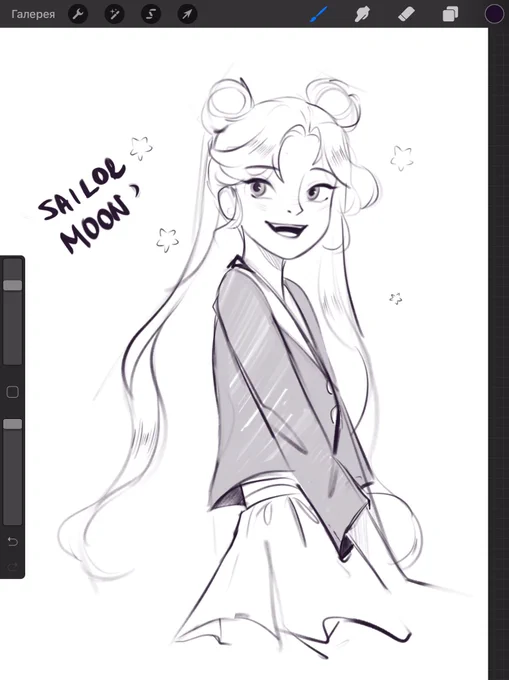 Sketch time •^•
#SailorMoon 