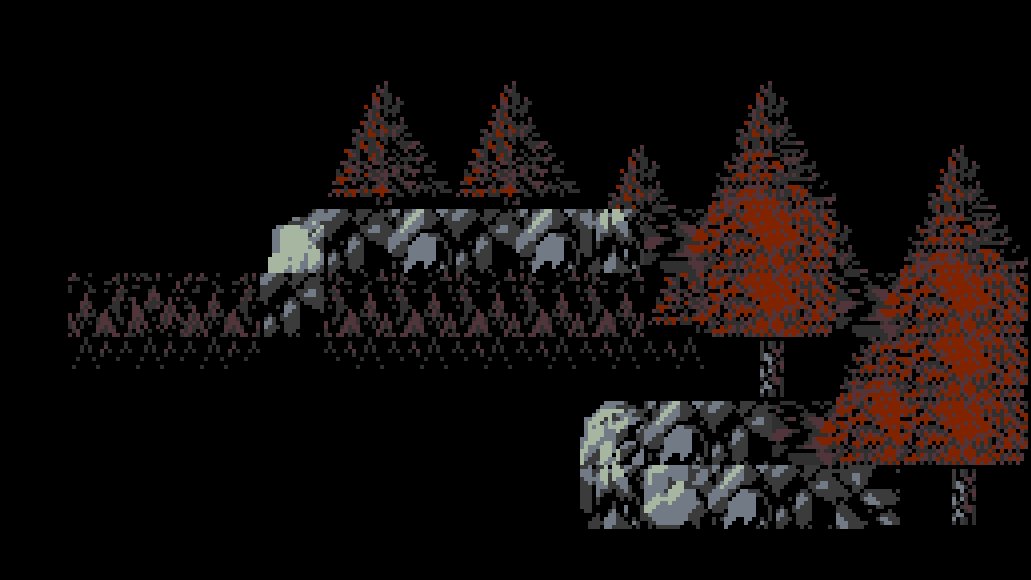 i wanted to make some modular tree tiles. these use some fun tricks, so i thought i'd share in case anyone might find it interesting or useful.