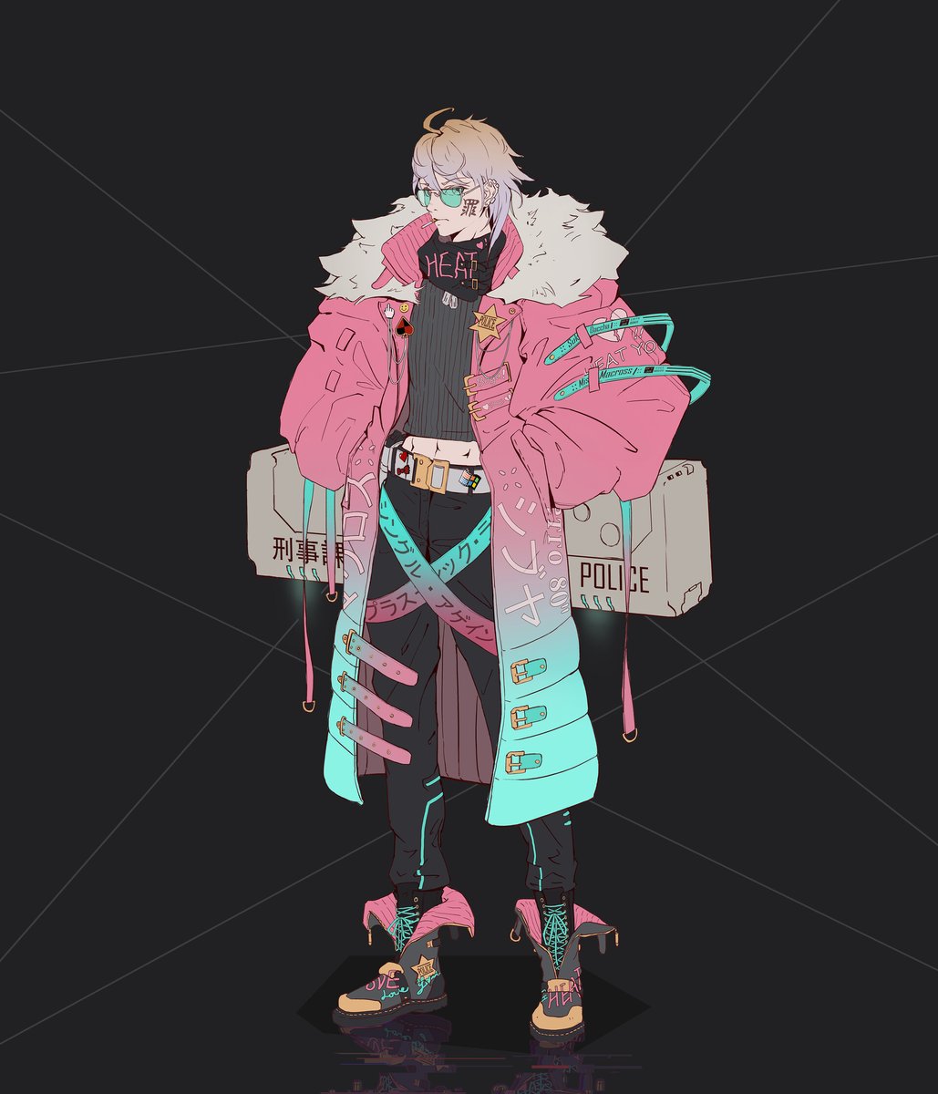 Boyu_Yang97's tweet photo. Cyberpunk X Vaporwave 00214/00215 #OC #ACAC #Artshare https://t.co/duhCk0wRt1