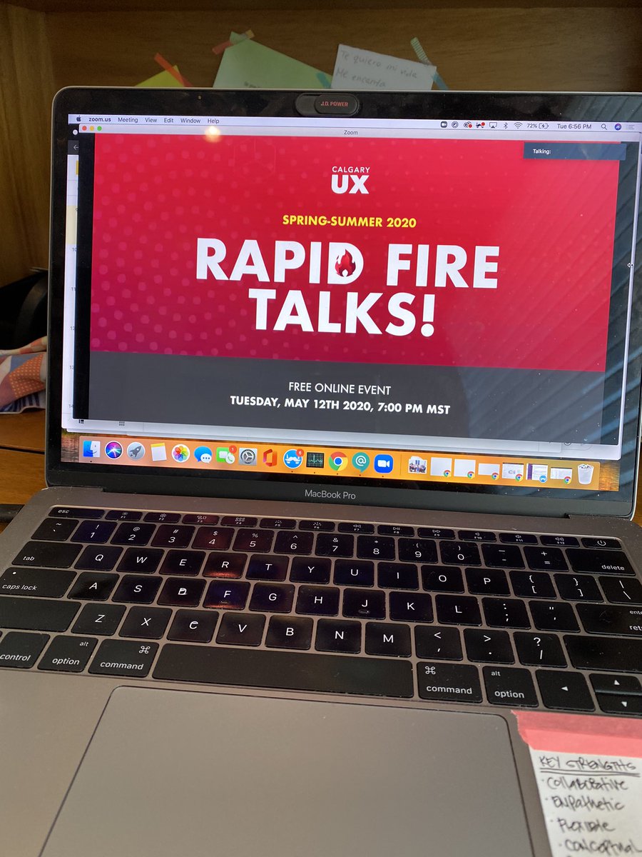 A big kudos to @calgaryux (Mike, Kathryn, Luis, Carrie, Marcelle and Barbara) for tonight’s event and for bringing community together.  The work you are doing is so important. Thanks for having me!
