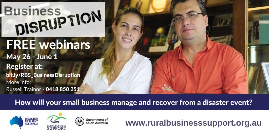 In this time of uncertainty for small business owners, this workshop has been developed to help you to define priorities in a crisis, identify future risks and plan for continuity. REGISTER NOW: ow.ly/Tt3t50zEHdD <a href="/TrainorRussell/">Russell Trainor</a>