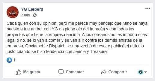 l8katy8n's tweet photo. Ustedes deberían disculparse también, encima de que borran las publicaciones y nos bloquean a todas las que pedimos respeto a Mino y Winner. 
#ApologizeToMino @YGliebers https://t.co/HjHgdnHQyx
