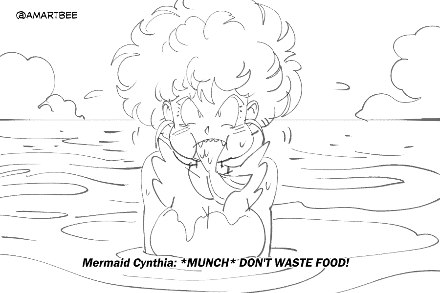 don't waste food!  #piccolo  #mermay  #dbs  #dragonball