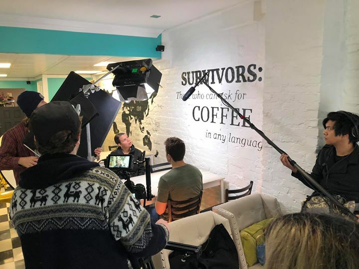AaronGoodmiller's tweet photo. Day 8 of filming! https://t.co/10emIg8I7n