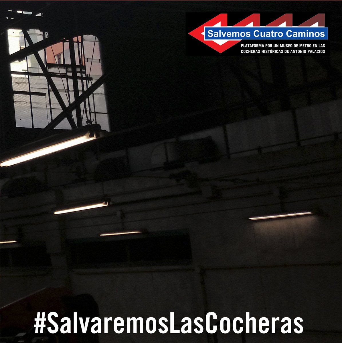 Salvemos4C's tweet photo. @SingleOrDefault @metro_madrid ¡Una estación antes que Cuatro Caminos! Donde será el futuro #MuseoDeMetro ;) https://t.co/TsxReO33dF