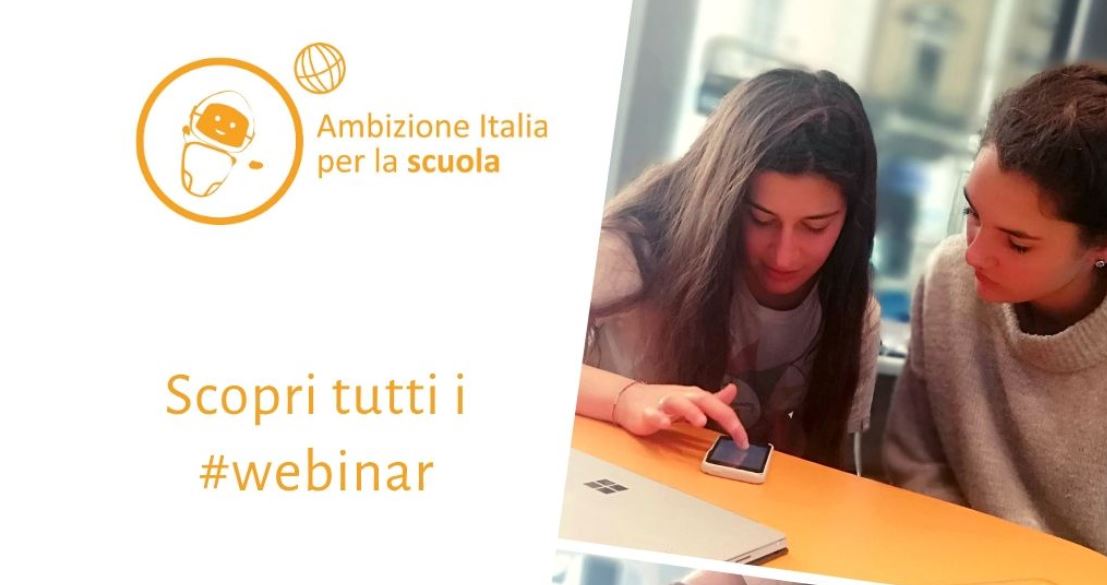 Nuove date #webinar gratuiti e aperti a tutti su #coding #AI #VideoMaking nell'ambito di #AmbizioneItaliaScuola <a href="/microsoftitalia/">Microsoft Italia</a>.
Rimani sempre aggiornato: consulta la pagina dedicata:
urly.it/366vq