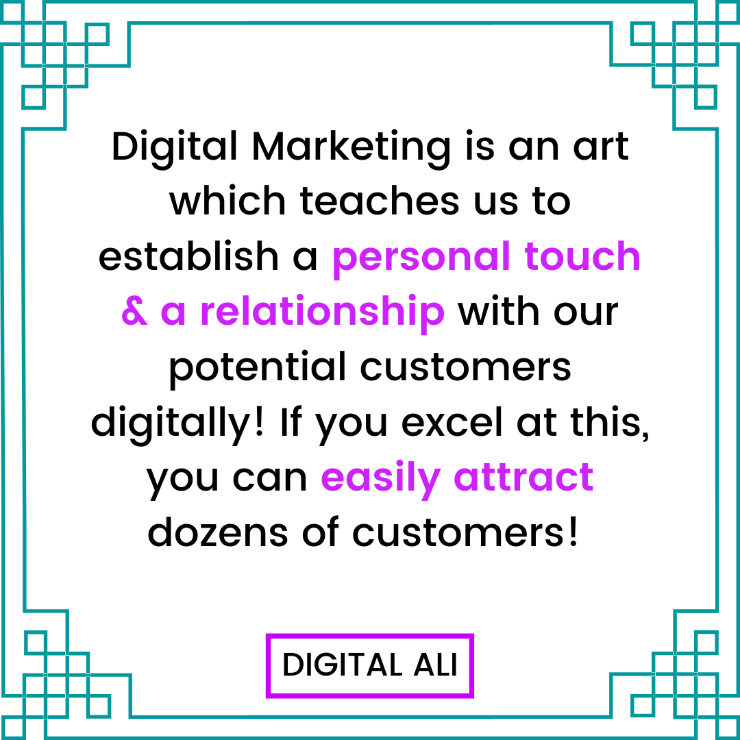 Digitalali1's tweet photo. 🔔Digital Marketing is truly an art where as a Marketer, you are highly expected to attract your customers via social media💻
💗Visit my Instagram Handle👇
https://t.co/P4LiZ6PH9b
#WednesdayVibes #WednesdayThoughts #DigitalTransformation #markets #marketingtips #digitalali https://t.co/WwhYDau5xe