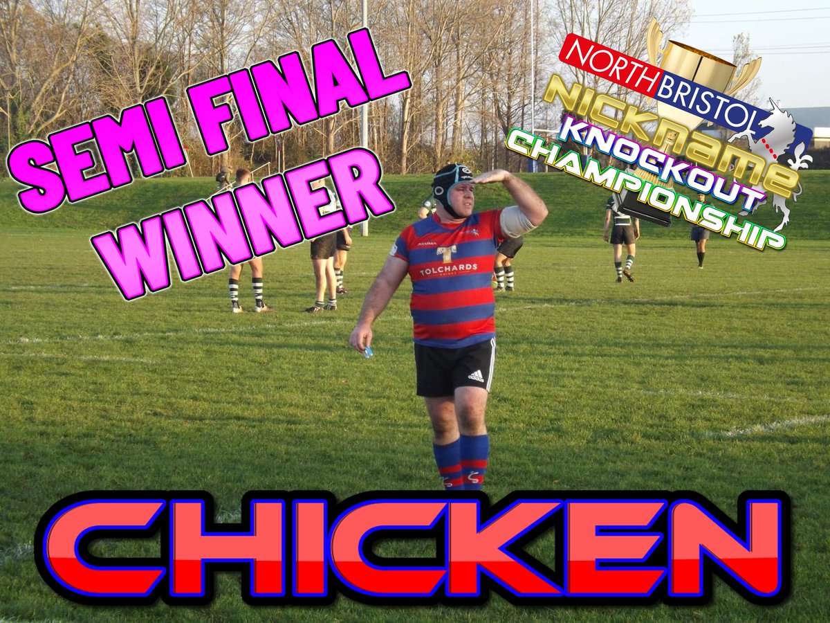 NBRFC's tweet photo. 🚨Nickname Knockout🚨

⚠️ SEMI FINAL RESULT ⚠️

CONGRATULATIONS TO CHICKEN🐓 

Who makes it through to the final of our Nickname Knockout Championship, with 5️⃣5️⃣% of the vote over PEE WEE🥊

Thank you to everyone who voted (1️⃣7️⃣1️⃣ votes placed 👍)

#NicknameKnockout
#UTN 🔴🔵 https://t.co/k78SHgvC2E