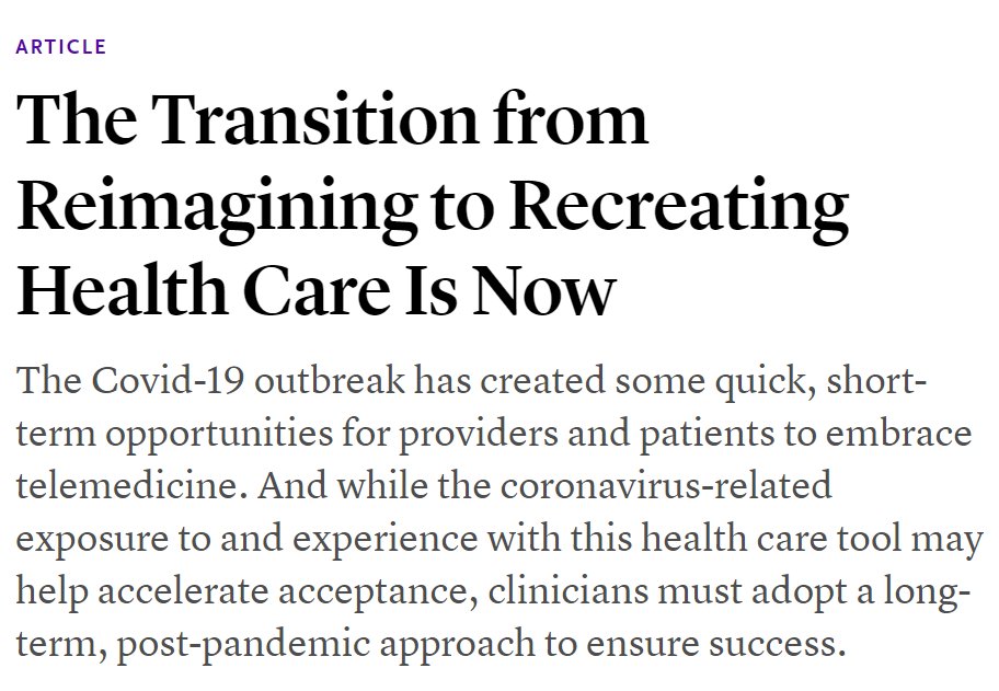 GripAble_Rehab's tweet image. Check out this article on the myths of telehealth &amp;amp; practical steps to implementing virtual patient visits during Covid-19: catalyst.nejm.org/doi/full/10.10… 'Recreating Health Care Is Now' #telehealth #rehab #OccupationalTherapy #handtherapy #telerehab #covidrehab #therapy #neurorehab #OT