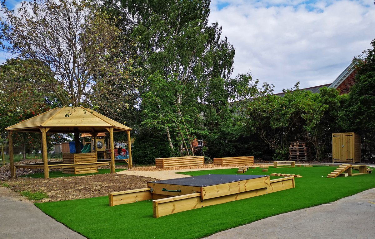 MorleysEY's tweet photo. Whilst playing outside may have it's restrictions at the moment, we can't wait for outdoor spaces to be enjoyed again. If you're looking to revamp your outside area, take some inspiration from this Foundation Stage playground we completed: https://t.co/NDdjJGm0DZ

 #outdoorfun https://t.co/s4h9nR7k6P